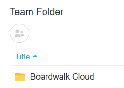 Boardwalk Cloud Folder