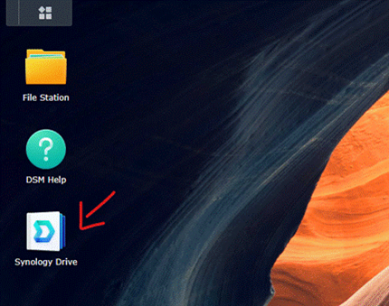 Synology Drive Button